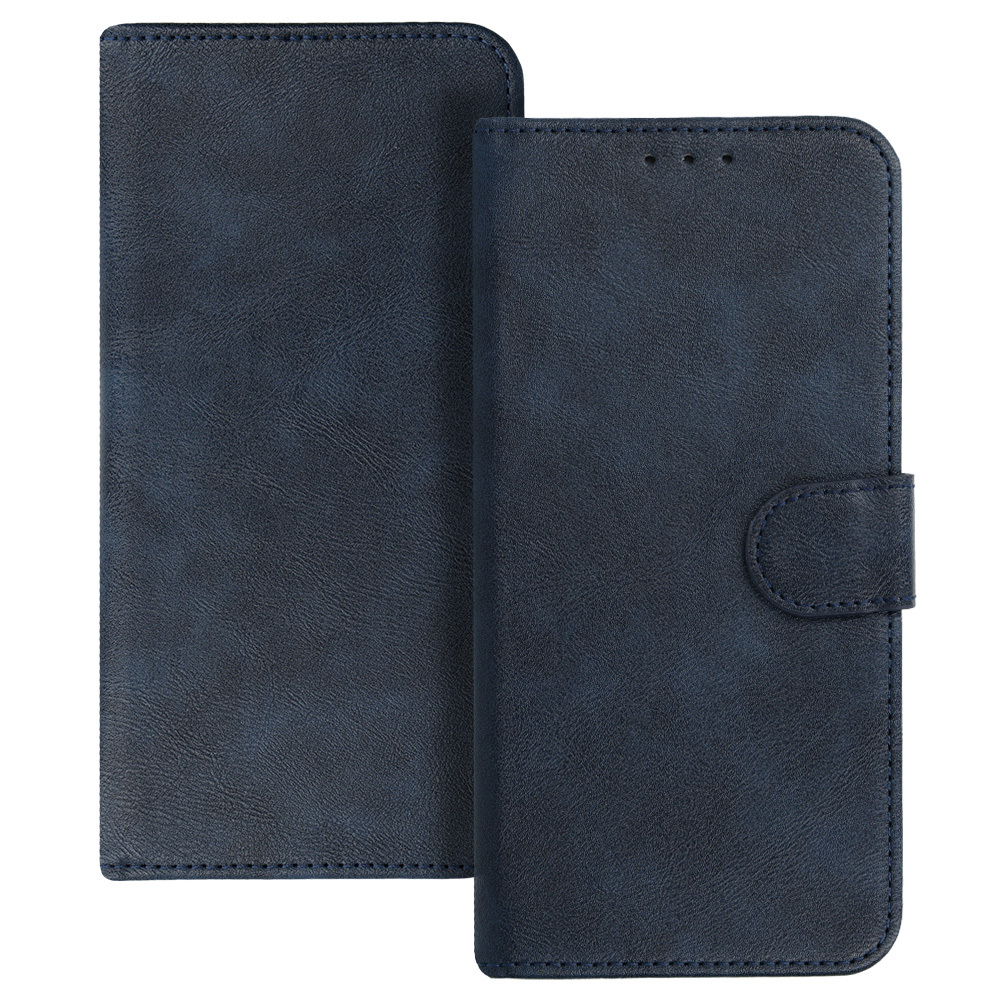 COMMON Universal Book Case (SIZE S) for Iphone 12/13/Samsung S6/A5 2016/Xcover 4/S22/Huawei P8 2017 navy