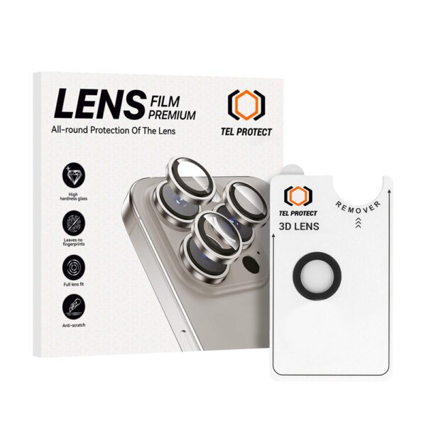 product-103357 Tempered glass Tel Protect 3D Lens on camera for Iphone 17 Air black (lens 1 piece)