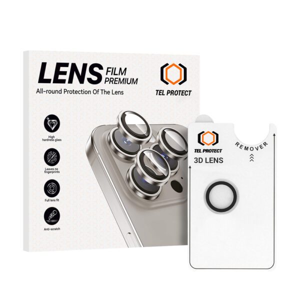 product-103358 Tempered glass Tel Protect 3D Lens on camera for Iphone 17 Air transparent (lens 1 piece)