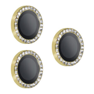 Tempered Glass HARD DIAMOND for camera (LENS) for Iphone 17 Pro/17 Pro Max gold (lens 3 pieces)