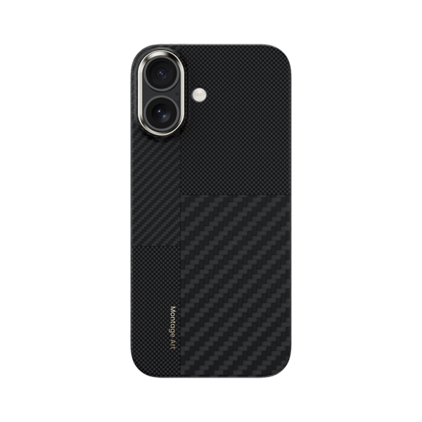 Benks Montage Magnetic Armor Air Kevlar Case Metal Frame 600D+1500D (MB67) for Iphone 17 black