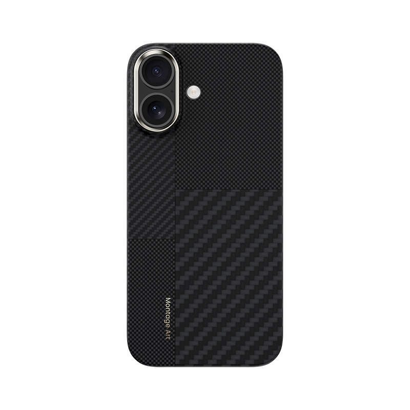 Benks Montage Magnetic Armor Air Kevlar Case Metal Frame 600D+1500D (MB67) for Iphone 17 black