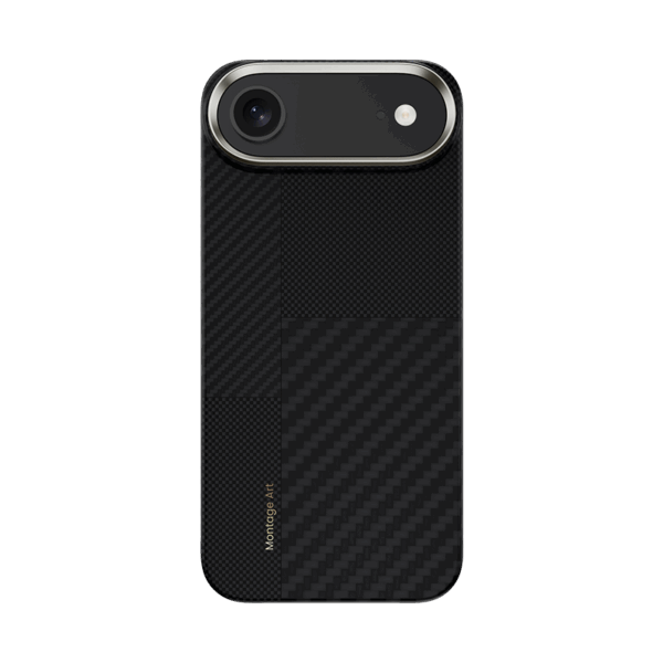 Benks Montage Magnetic Armor Air Kevlar Case Metal Frame 600D+1500D (MB68) for Iphone 17 Air black