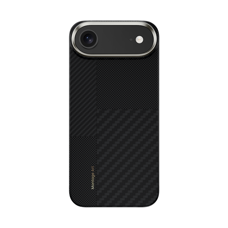 Benks Montage Magnetic Armor Air Kevlar Case Metal Frame 600D+1500D (MB68) for Iphone 17 Air black