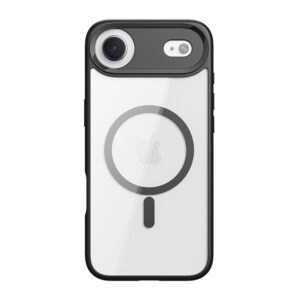 Rock Guard Lens Protection Series Magnetic Case for Iphone 17 Air transparent-black
