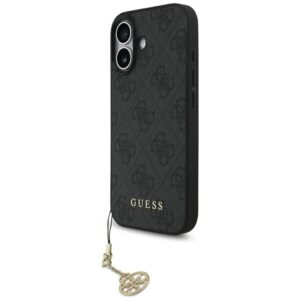Original Case GUESS 4G Charms Collection MagSafe for Iphone 17 black