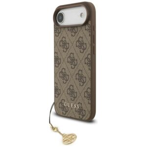 Original Case GUESS 4G Charms Collection MagSafe for Iphone 17 Air brown