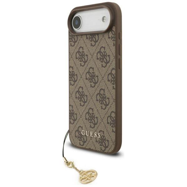 Original Case GUESS 4G Charms Collection MagSafe for Iphone 17 Air brown