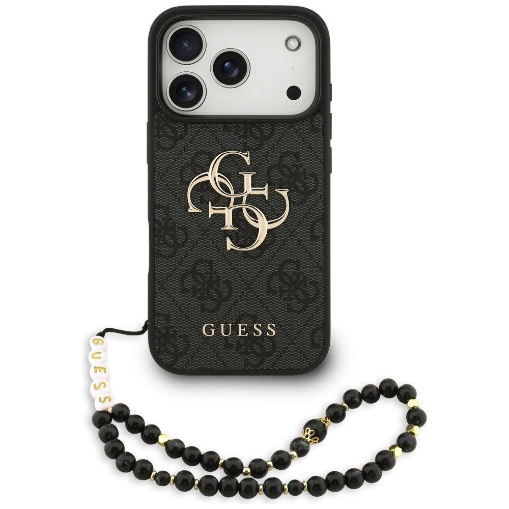 product-104325 Original Case GUESS 4G Strap 4G Classic Logo for Iphone 17 Pro black