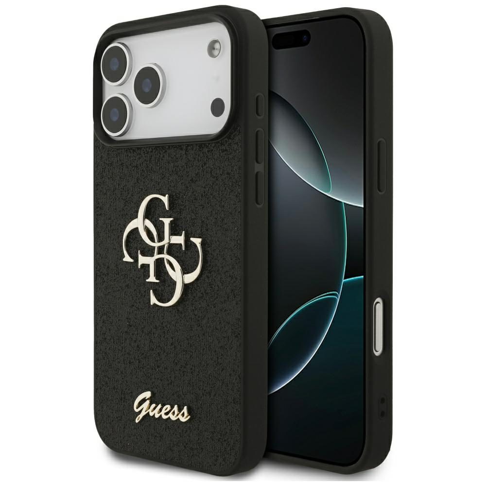 product-104339 Original Case GUESS Fixed Glitter Big 4G for Iphone 17 Pro Max black