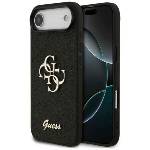 product-104366 Original Case GUESS Fixed Glitter Big 4G for Iphone 17 Air black
