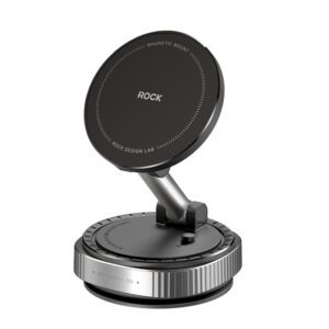 Rock Car holder QS6 vacuum magnetic black