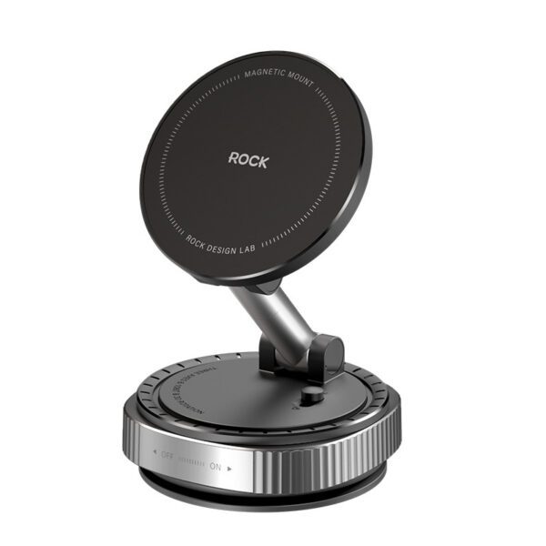 Rock Car holder QS6 vacuum magnetic black