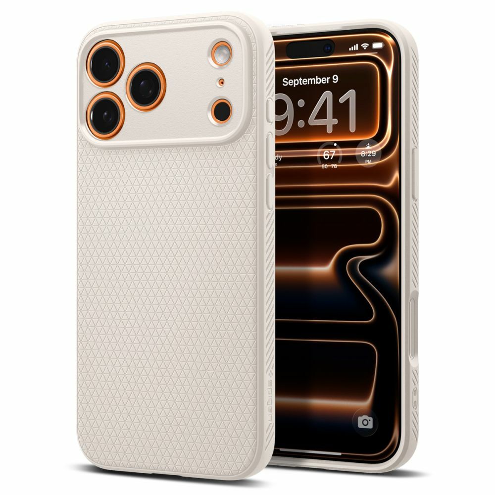 Case SPIGEN Liquid Air ACS10268 for Iphone 17 Pro Max - Natural Titanium