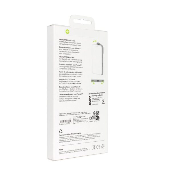 iPhone 17 Silicone Case with MagSafe - Light Moss