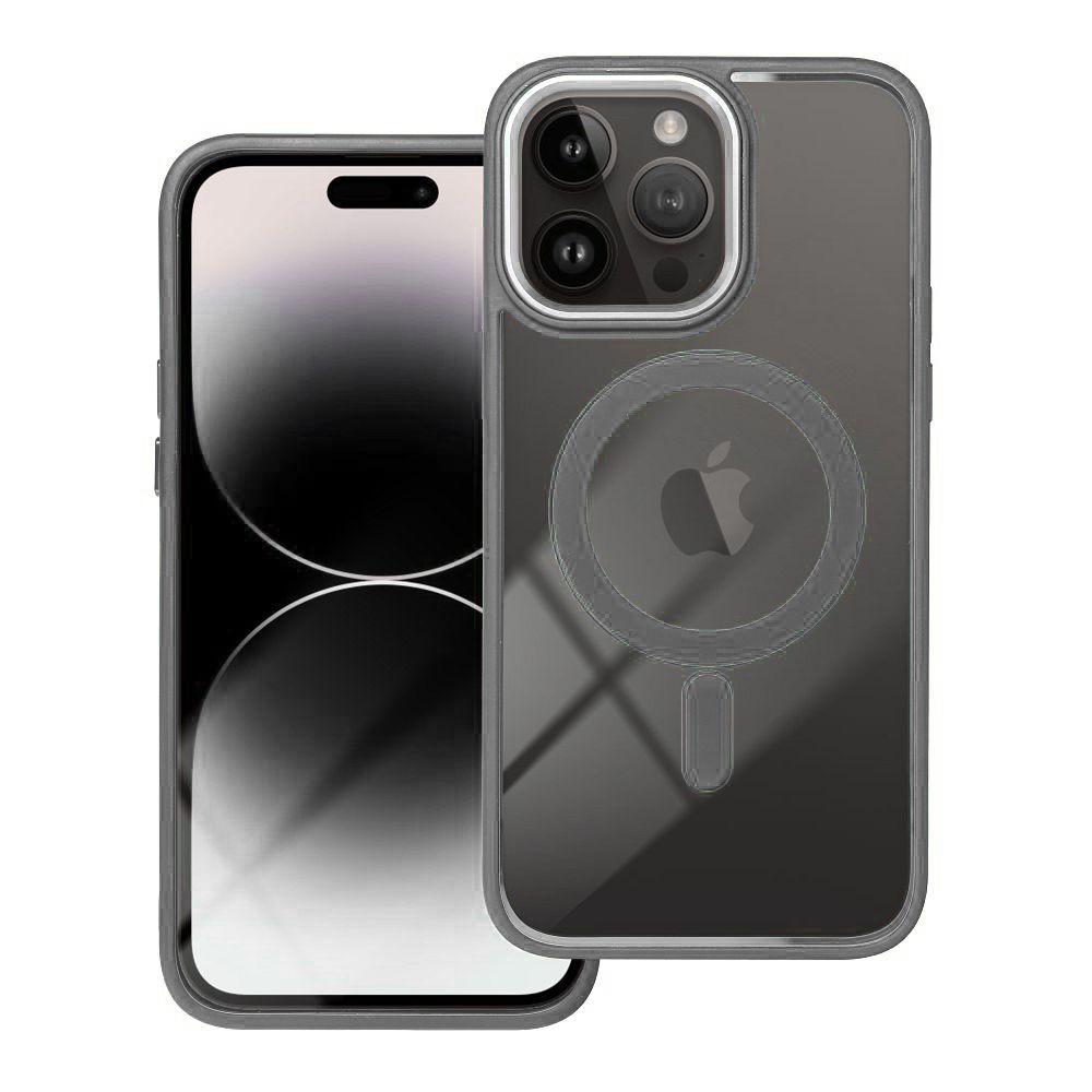 COLOR EDGE MAG COVER case compatible with MagSafe for IPHONE 17 Air titatnium grey