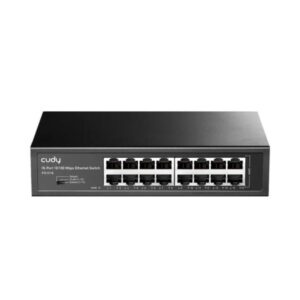 0285087 Switch 16 Θέσεων Cudy FS1016 10/100 Μbps Unmanaged, Μεταλλικό