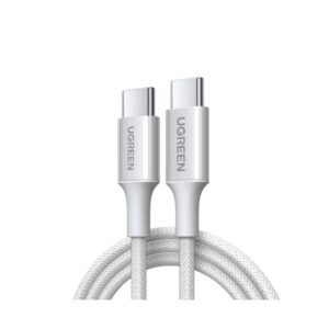 0285284 Καλώδιο Φόρτισης UGREEN L501 35465 USB-C σε USB-C PD 60W 1m Γκρι