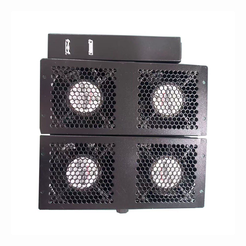 0285374 Μονάδα Ψύξης 4 Ανεμιστήρων με Θερμοστάτη Power On TSFAN-S4 για Επιδαπέδια Καμπίνα 600x800mm