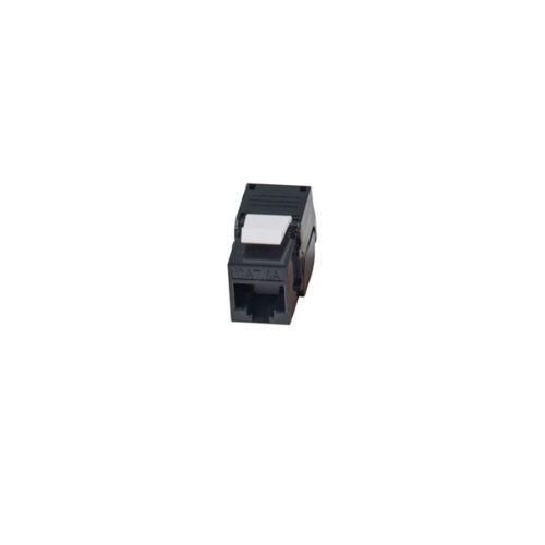 0285389 Βύσμα Keystone RJ45 CAT6A Power On KJ-C6A-U001B UTP Toolless Μαύρο