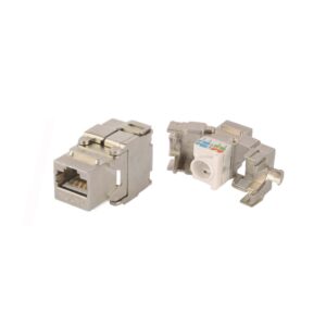 0285392 Βύσμα Keystone RJ45 CAT6A Power On KJ-C6A-F003S FTP Toolless