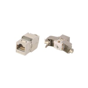 0285393 Βύσμα Keystone RJ45 CAT6A Power On KJ-C6A-F001 FTP Toolless