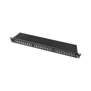 0285395 Patch Panel CAT6 24 Θέσεων 1U Power On PP-C6-F24 FTP