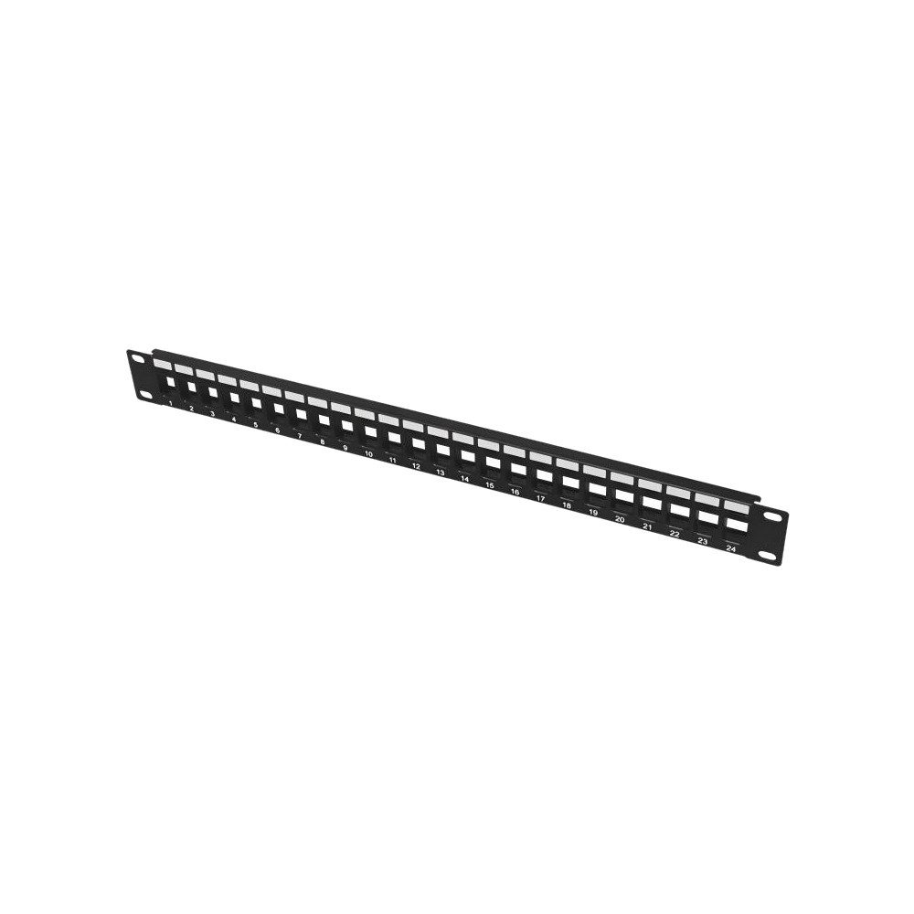 0285402 Keystone Patch Panel 24 Θέσεων 1U Power On BPP-U-24 UTP με Βάση Στήριξης