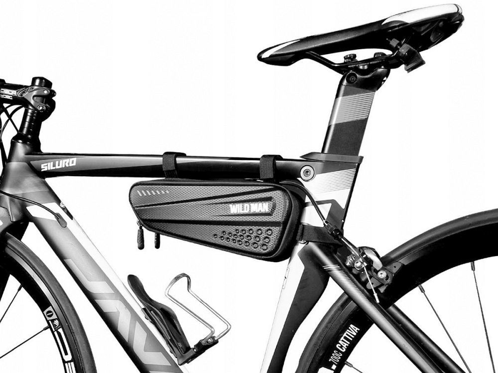 02dffa193e1906b1f5b1e246041a9b6f WILDMAN traveling bag under the bike frame with zipper 1,2L ES4 black