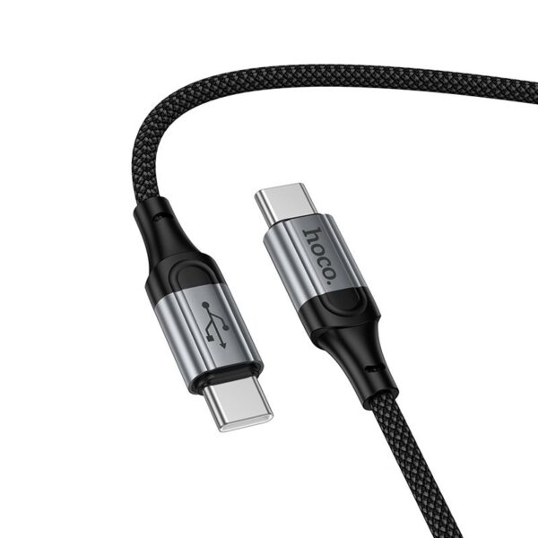 Cable USB C to C Hoco PD 3A 1,5 m X121 black