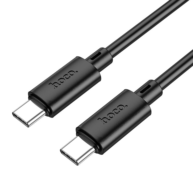 Cable USB C to USB C Hoco 3A 60W 2 m X88 black
