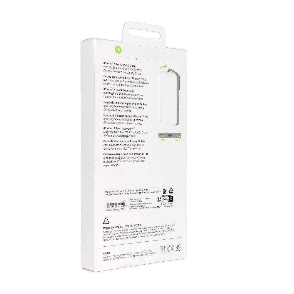 iPhone 17 Pro Silicone Case with MagSafe – Terra Cotta