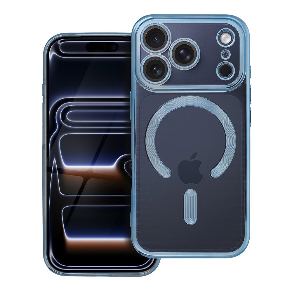 05ba599be483013bc2846c398066cad1 ELECTRO MAG COVER case compatible with MagSafe for IPHONE 17 Pro blue