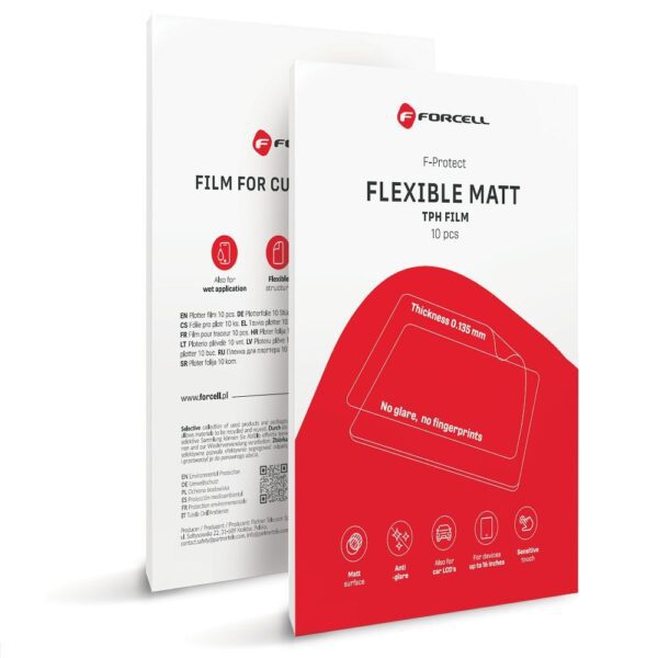 09714a235af093d606616990739e60b4 Cutting film for cutting machine Forcell F-Protect Flexible TABLET MATT for tablets max 16" 10 pcs