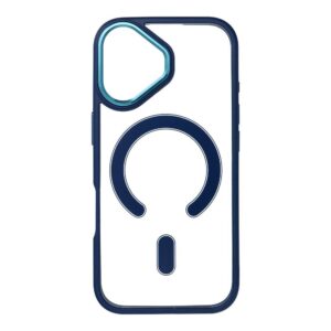 COLOR EDGE MAG COVER case compatible with MagSafe for IPHONE 17 navy blue