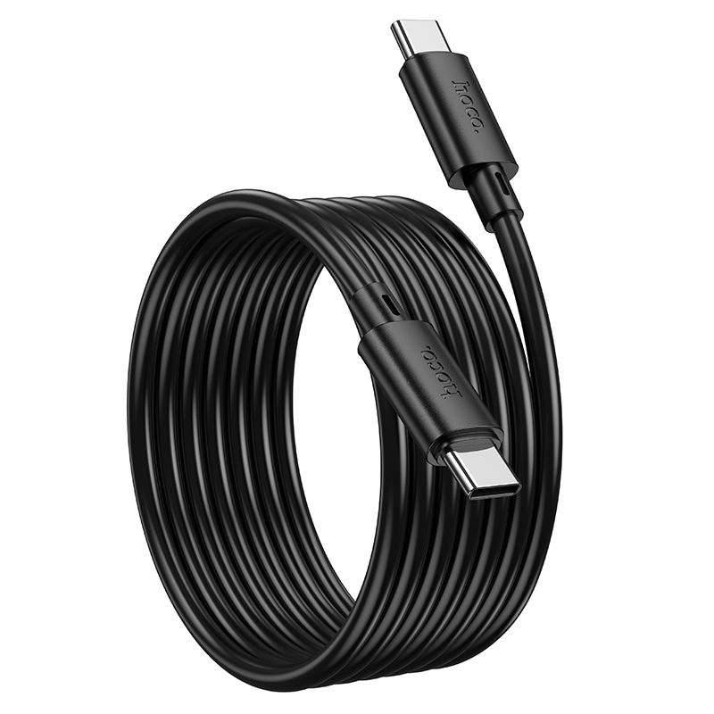 Cable USB C to USB C Hoco 3A 60W 2 m X88 black
