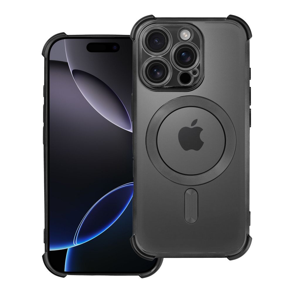 0b4ce6c59e55498c0cad113d5f0f676f Case ANTISHOCK ELECTRO for IPHONE 16 Pro compatible with MagSafe black