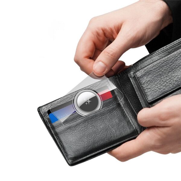 DUX DUCIS card-shaped protective case for AirTag 2 pcs transparent + black