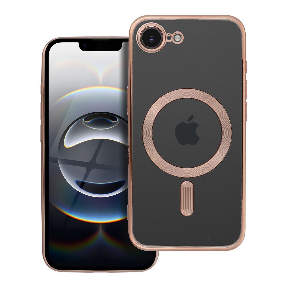 0e3df7f98da83d41d551d394e3eba3de ELECTRO MAG COVER case compatible with MagSafe for IPHONE SE 2025 brown
