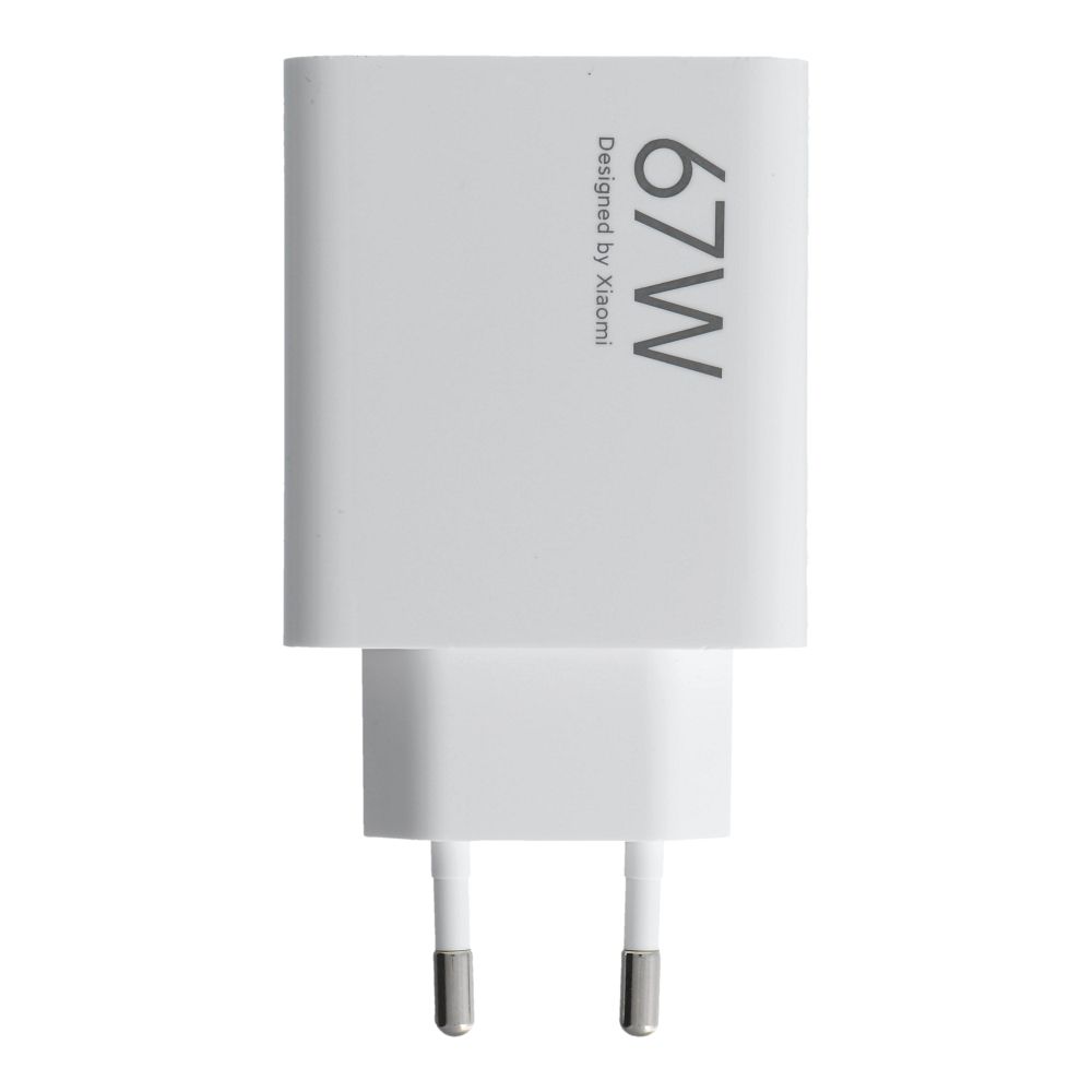 XIAOMI original charger USB A QC3.0 3A 67W MDY-15-ET white bulk