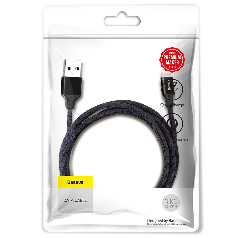 Baseus cable Yiven USB - Lightning 1,8 m 2A black