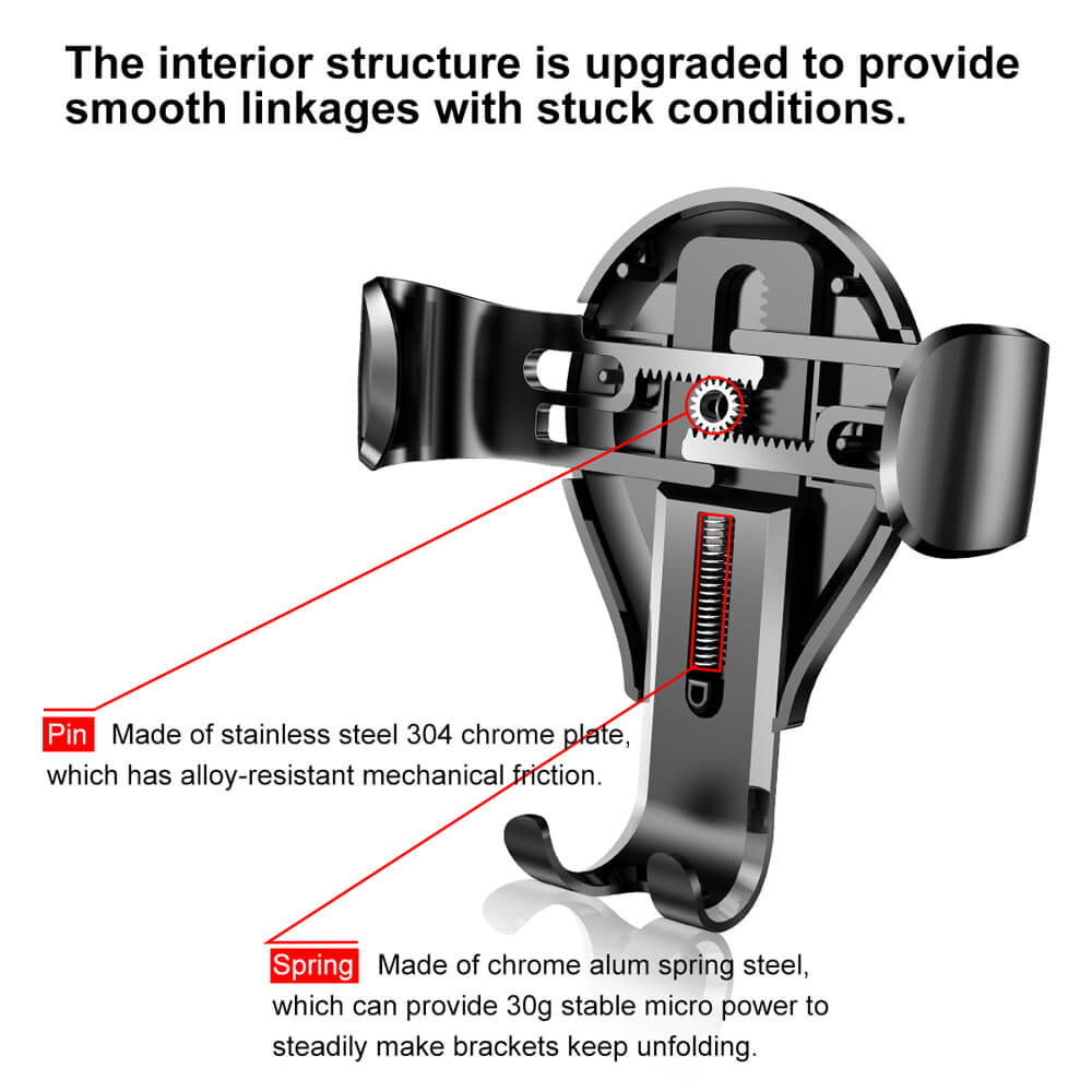 107399_oryg Baseus car holder Osculum gravity black-silver