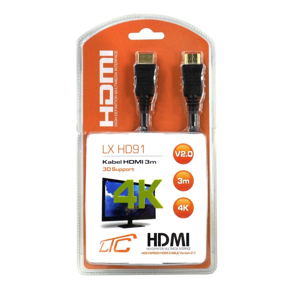110265_oryg Cable HDMI-HDMI (v2.0 | 4K | 3 m) black