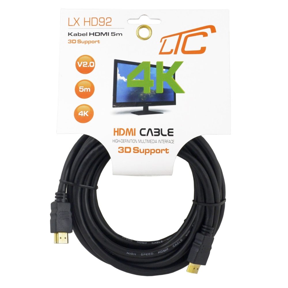 110266_oryg Cable HDMI-HDMI (v2.0 | 4K | 5 m) black