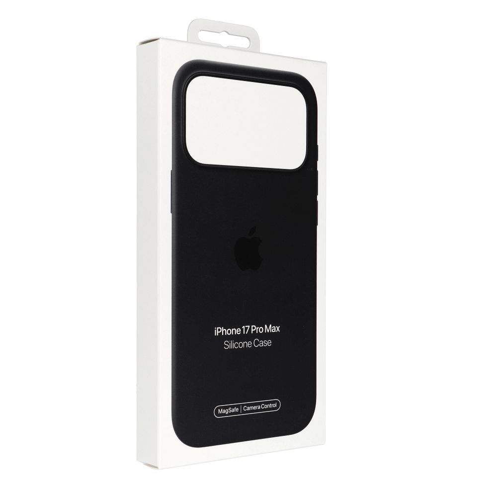 iPhone 17 Pro Max Silicone Case with MagSafe – Black