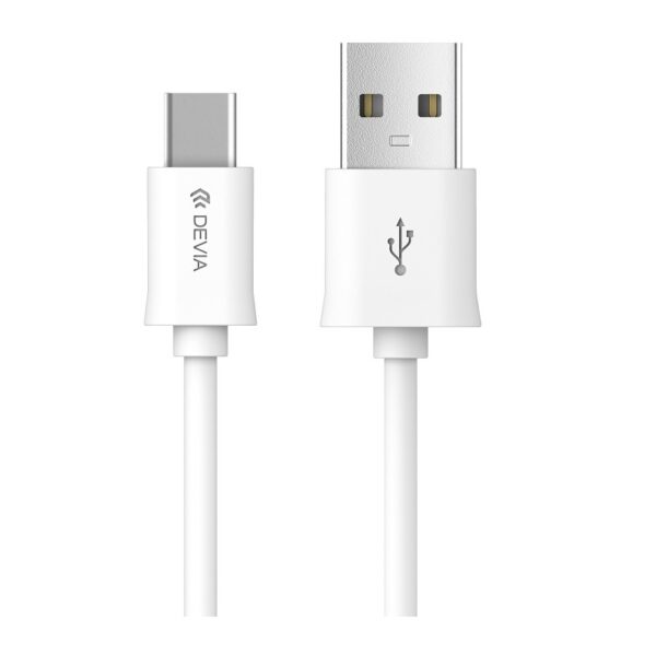 118422_oryg Devia cable Smart EC066 USB - USB-C 2,0 m 2,1A white