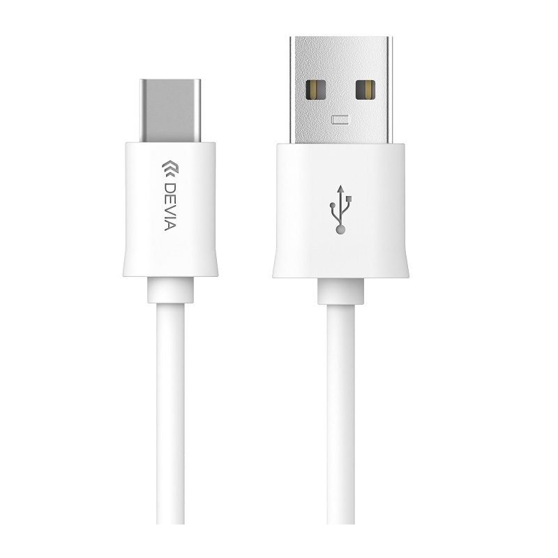 118422_oryg Devia cable Smart EC066 USB - USB-C 2,0 m 2,1A white