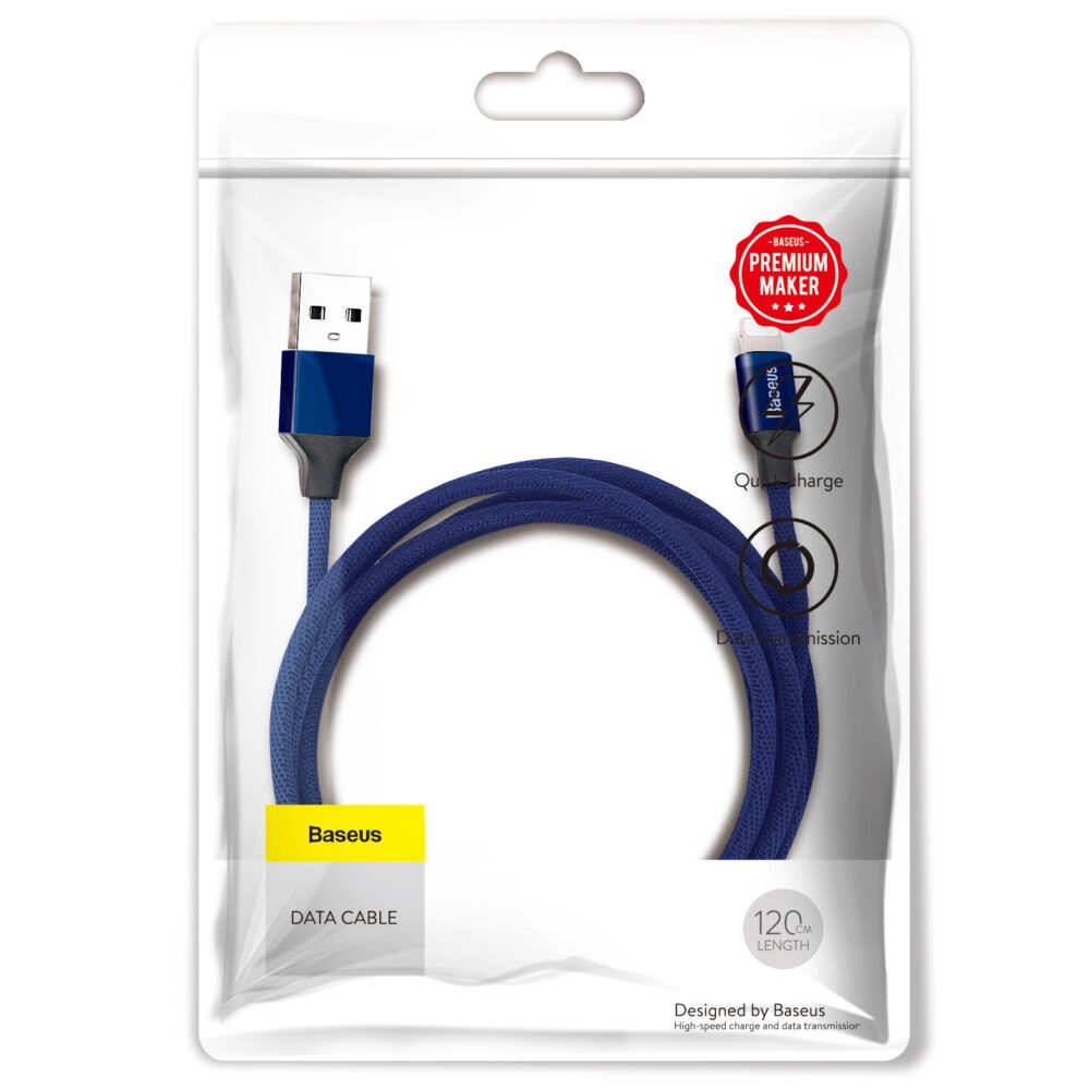 Baseus cable Yiven USB - Lightning 1,2 m 2A navy blue