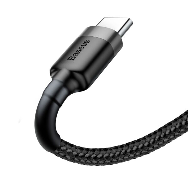 Baseus cable Cafule USB - USB-C 0,5 m 3A gray-black