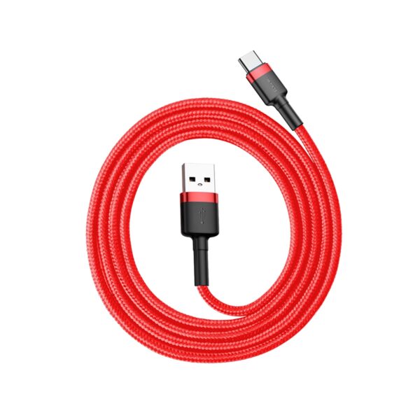 119719_oryg Baseus cable Cafule USB - USB-C 1,0 m 3A red
